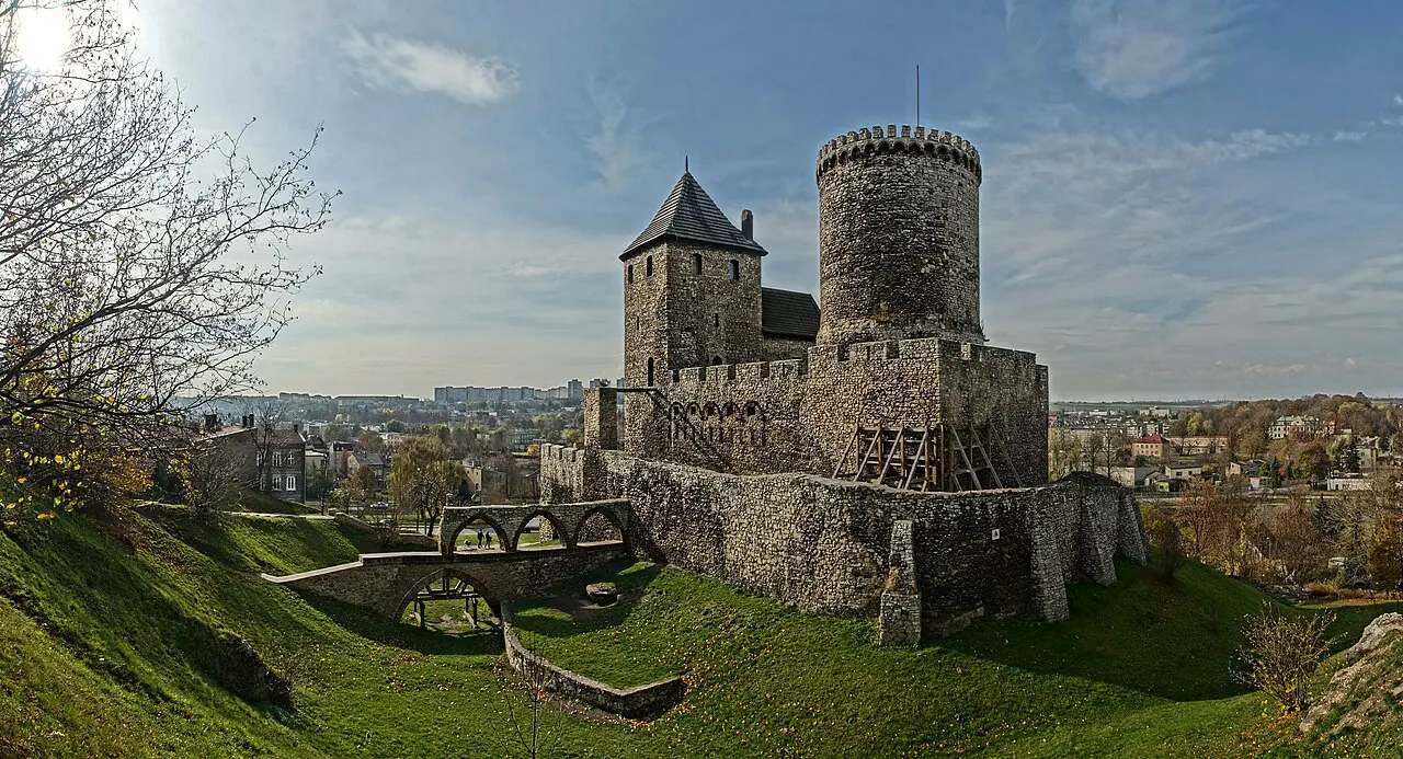 Będzin, zamek, XIV w.
