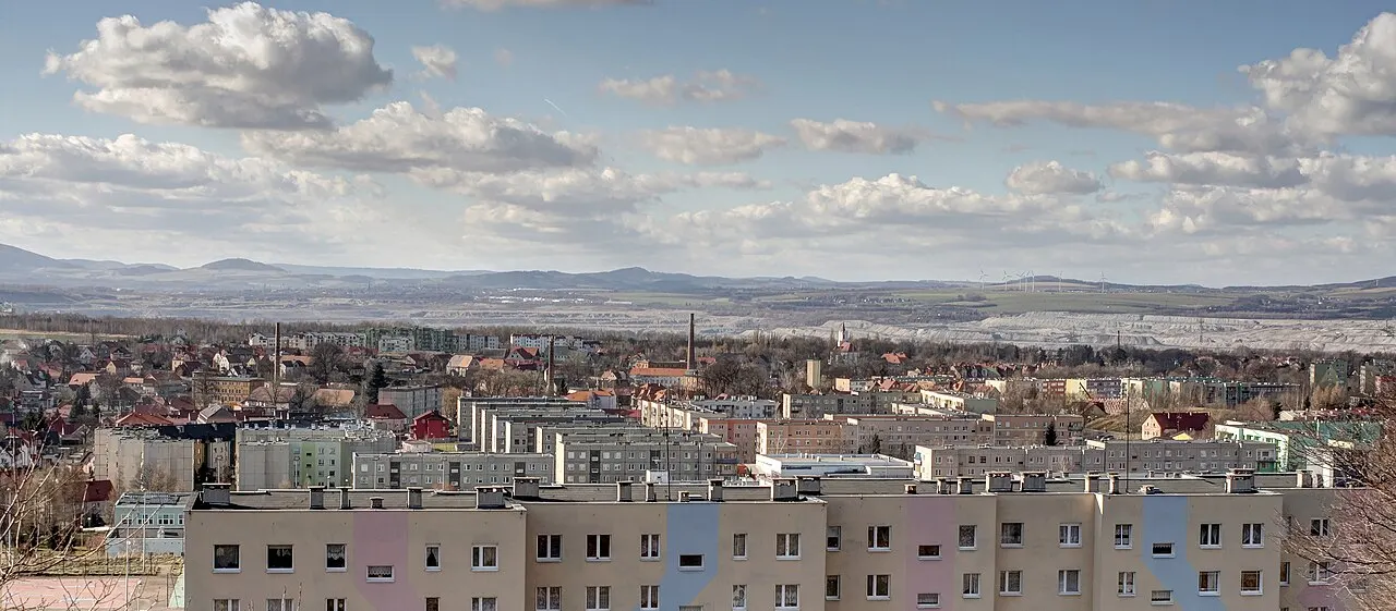 Bogatynia - panorama miasta