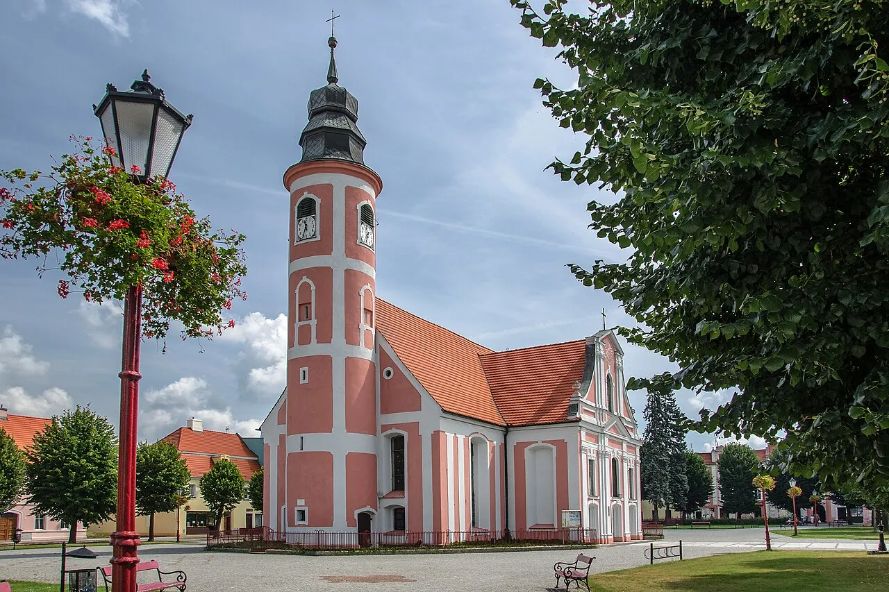 Chocianów, kościół pom. p.w. św. Józefa Oblubieńca (dec. p.w. Najśw. Serca Pana Jezusa), 1680, 1865
