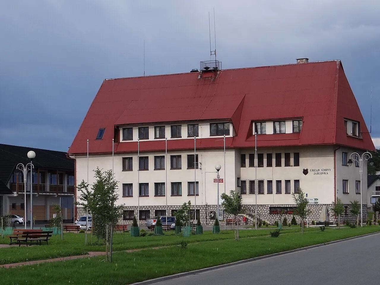 Jabłonka, budynek urzędu gminy