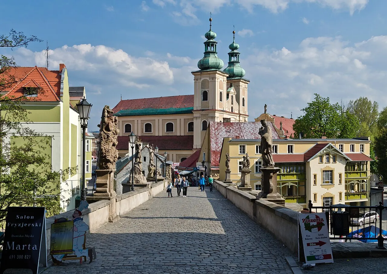 Kłodzko, most na młynówce, kon. XIV, 1628, 1701, 1750
