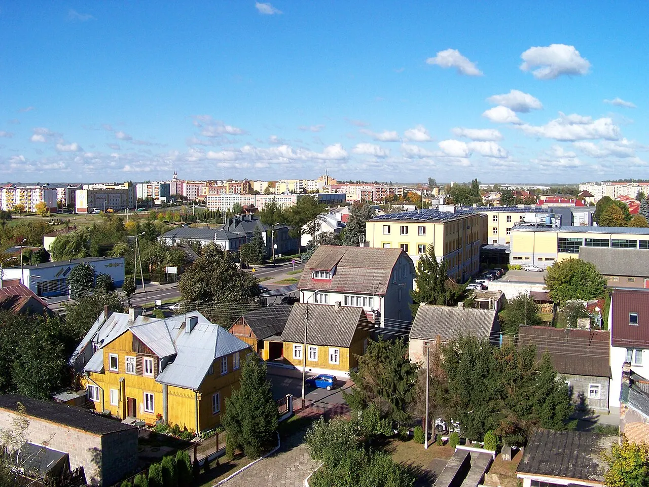 Kolno - widok z wieży strażackiej