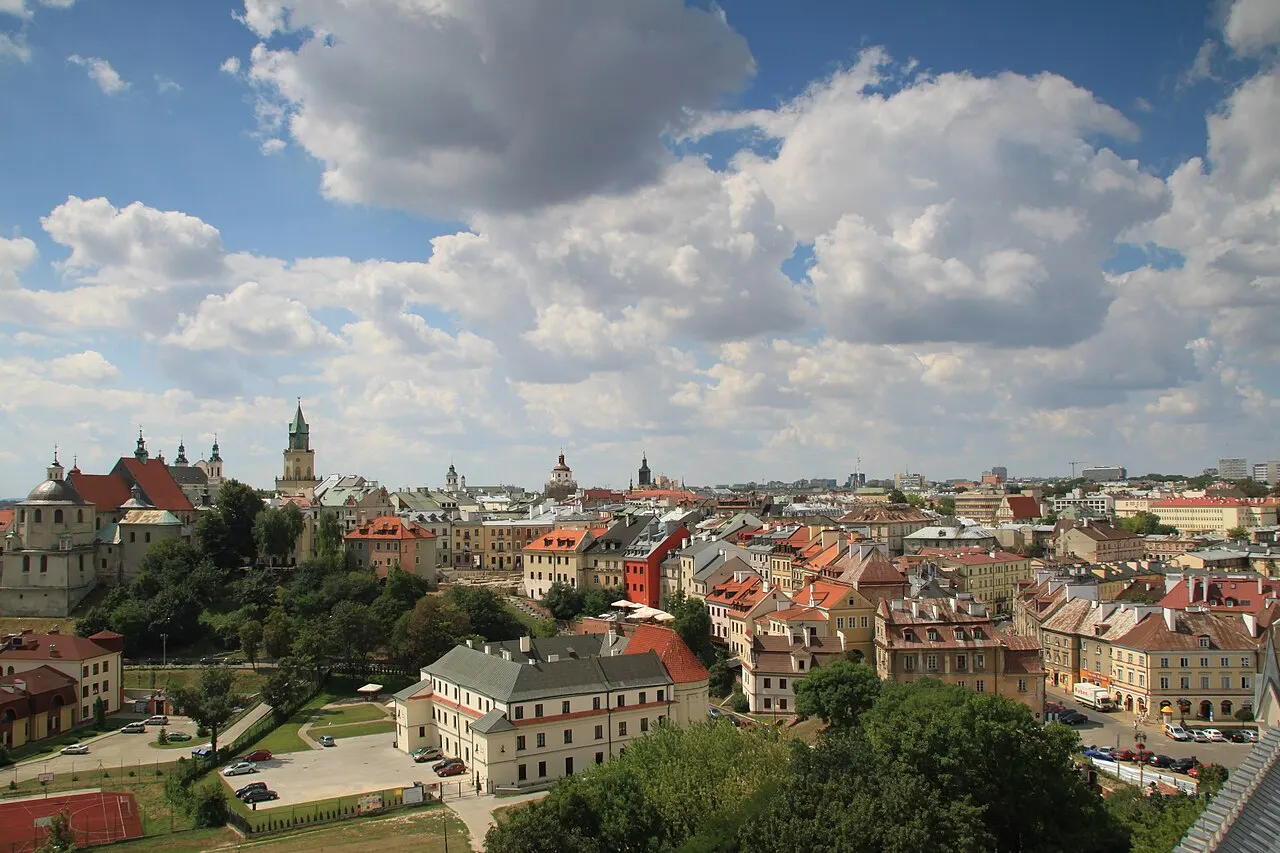 Lublin, układ urbanistyczny Starego Miatra i śródmieścia