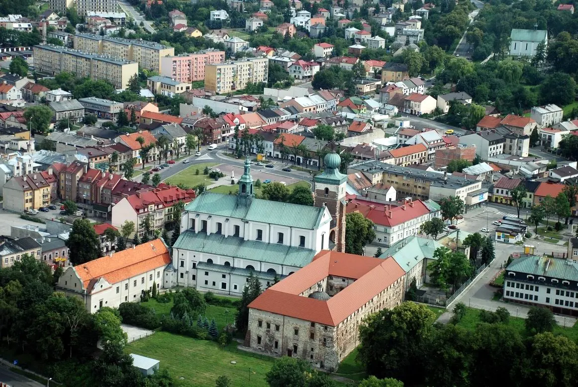 Miechów z lotu ptaka
