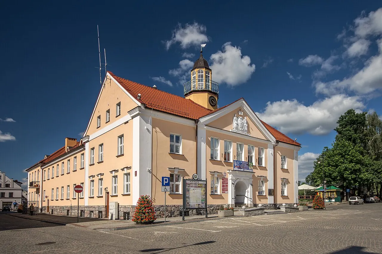 Nidzica, ratusz, po 1828, 1923-1924