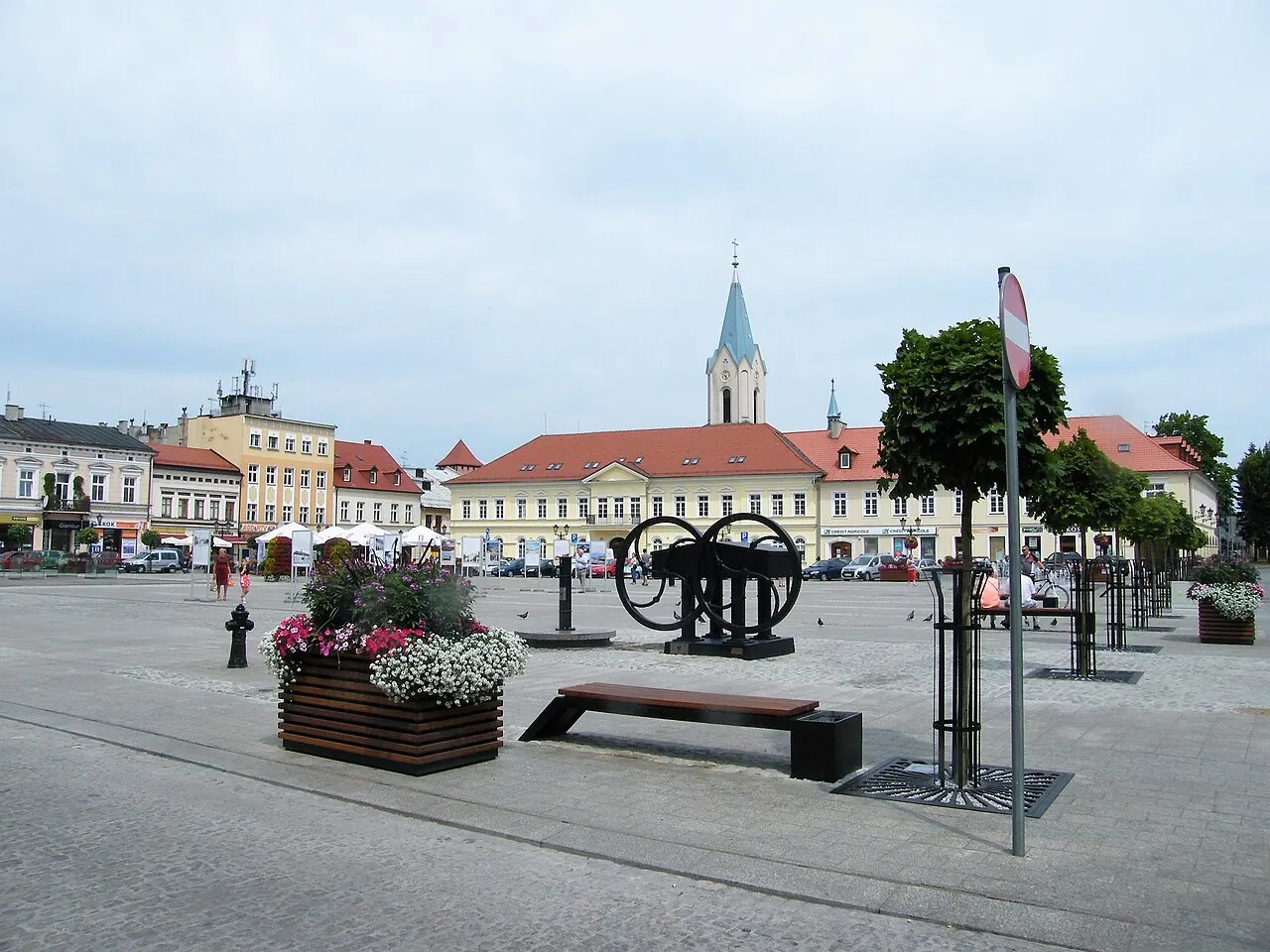 Oświęcim, układ urbanistyczny, XIV/XV, XIX/XX