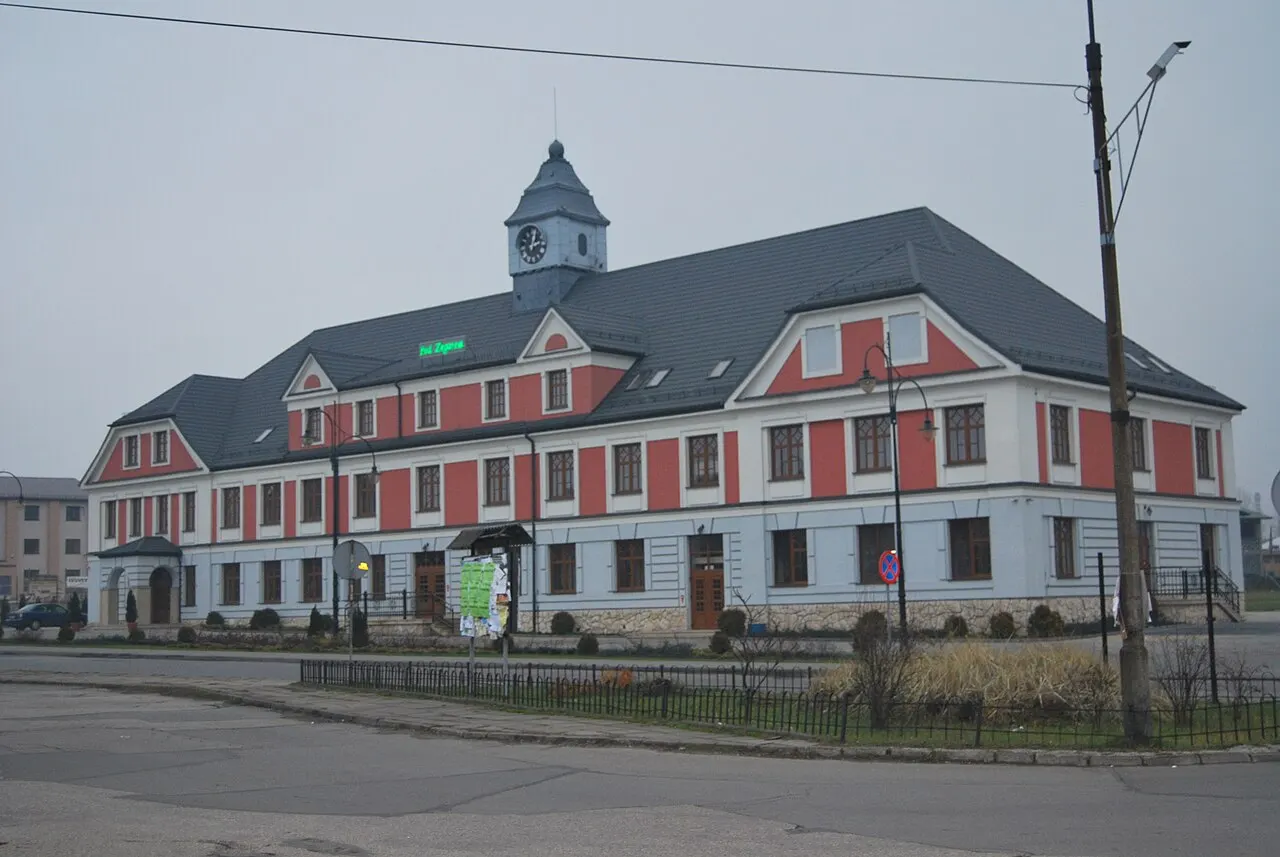 Trzebinia. Hotel "Pod zegarem", ul.Dworcowa 2009 r.