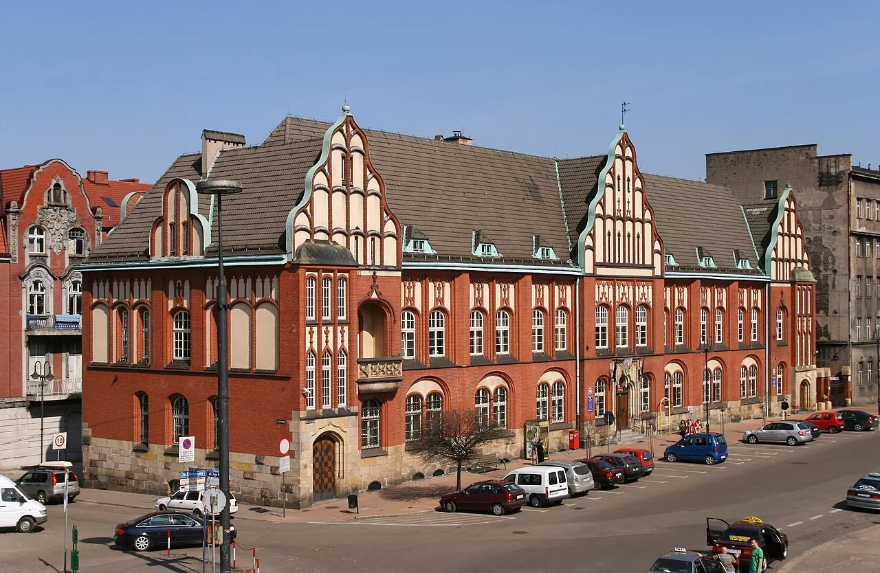 Poczta Główna w Zabrzu (Górny Śląsk).