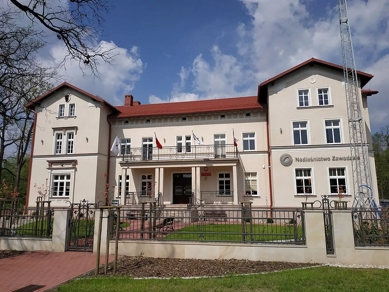 Siedziba Nadleśnictwa Zawadzkie.